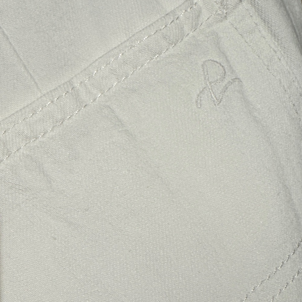 DL1961 Camile Paperbag Shorts, White Denim - Picture 9 of 15